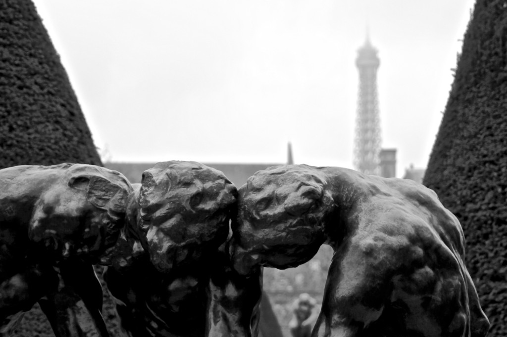 Detail: The Three Shades - August Rodin